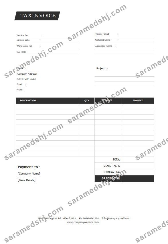 Free Tax Invoice Template
